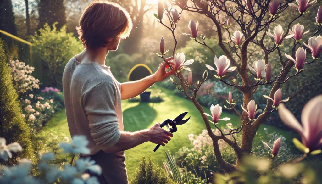 magnolia helemaal terugsnoeien