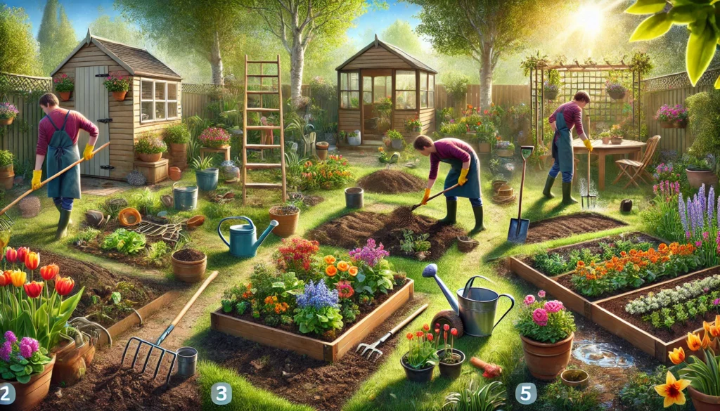 Je tuin lente klaarmaken in 5 stappen