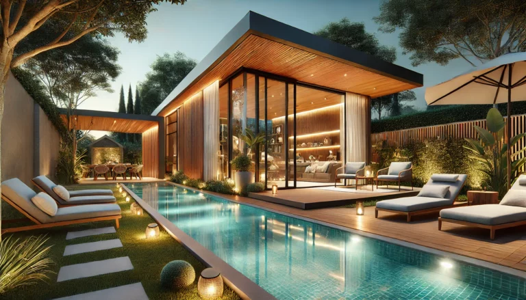 Een poolhouse in je tuin? Zo combineer je luxe en functionaliteit