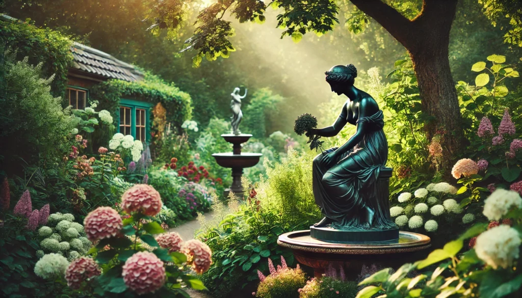 Een bronzen beeld in de tuin: een tijdloze toevoeging voor jarenlang plezier
