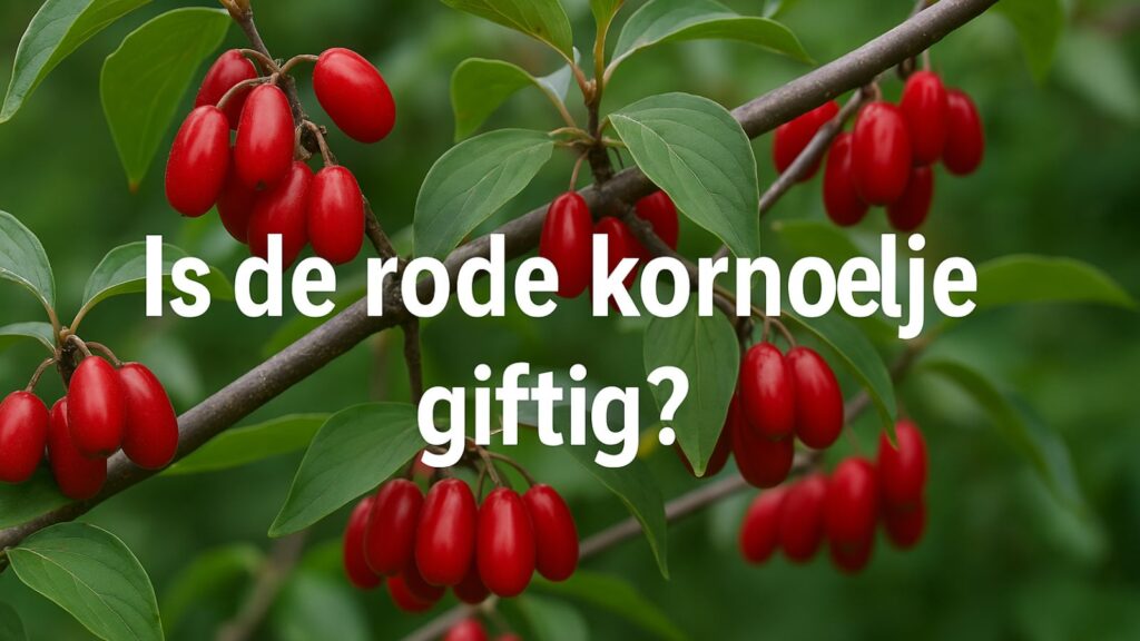 Is de rode kornoelje giftig
