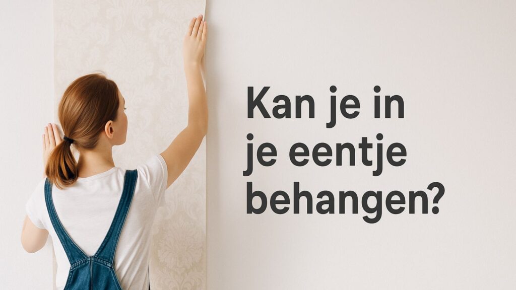 Kan je in je eentje behangen