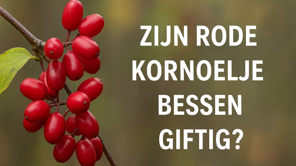 Zijn rode kornoelje bessen giftig